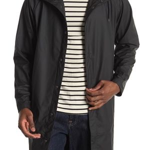 RAINS Waterproof Hooded Jacket BLACK S/M